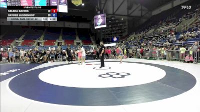 110 lbs Cons. Sub-rd Of 32 - Selena Batres, CT vs Saydee Lussenhop, CO