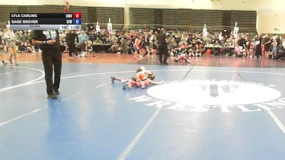 55 kg Rr Rnd 1 - Lyla Carling, Lady Assassins - Girls vs Sage Grover, Cordoba Trained (Sand Storm Sisters)