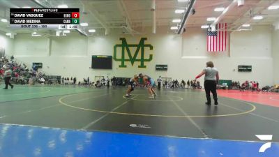 150 lbs Champ. Round 2 - David Medina, Camarillo vs David Vasquez, Santa Monica