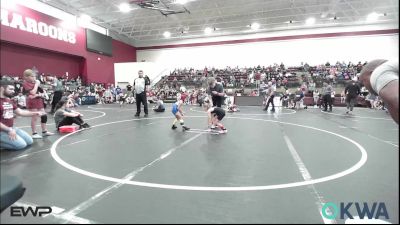 40 lbs Rr Rnd 4 - Vivian Manley, Perry Wrestling Academy vs Olivia Hawes, Cowboy Wrestling Club