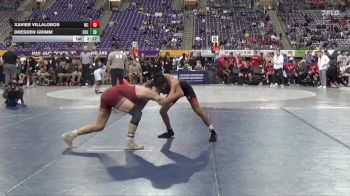 141 lbs Placement Matches (16 Team) - Xavier Villalobos, North Central vs Dresden Grimm, Coe