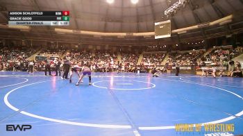 95 lbs Quarterfinal - Adison Schlotfeld, Nebraska Wrestling Academy vs Gracie Good, Piper Kids Wrestling Club