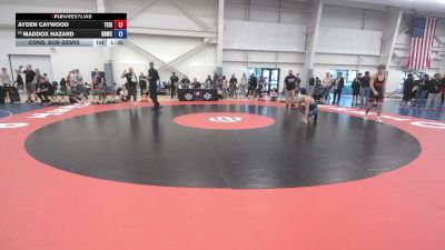 132 lbs Cons. Sub-semis - Ayden Caywood, Team Idaho vs Maddox Hazard, High Desert Wrestling Club
