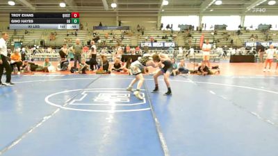 90 lbs 5th Place - Troy Evans, Quest School Of Wrestling ES - EL vs Gino Hayes, Ohio Gold - EL