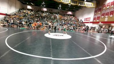 95A Cons. Round 2 - Brayson Bilodeau, Worland Middle School vs Edgar Osario, Lander Middle School