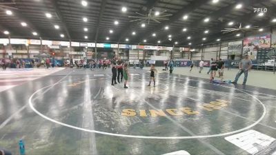 65 lbs Round 2 - Harmony Markham, Unattached vs Jaymie Moenkedick, Harding County Youth Wrestling