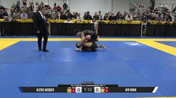 Afif Khan vs Alexis Jacques 2026 Pan IBJJF Jiu-Jitsu No-Gi Championship
