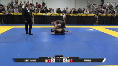Afif Khan vs Alexis Jacques 2026 Pan IBJJF Jiu-Jitsu No-Gi Championship