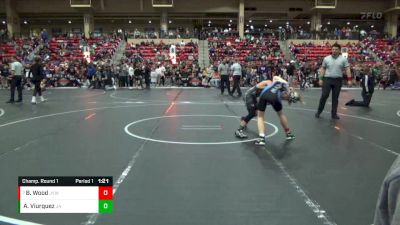 105 lbs Champ. Round 1 - Brody Wood, JC Youth Wrestling vs Aiziah Viurquez, Juic3 Acad3my