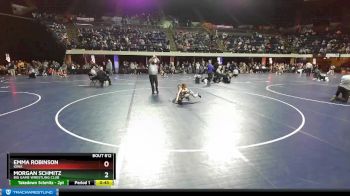 63 lbs Quarterfinal - Emma Robinson, Iowa vs Morgan Schmitz, Big Game Wrestling Club