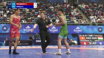 92 kg Repechage - Sanjar Stalbekov, Kyrgyzstan vs Sandor Antaly, Hungary