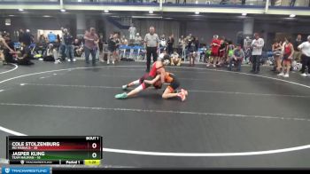 80 lbs Finals (2 Team) - Cole Stolzenburg, MD Maniacs vs Jasper Kling, Team Nauman