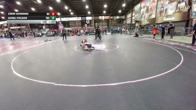 75 lbs 1st Place Match - Crew Downing, Wyoming Underground vs Aksel Polson, Thermopolis Wrestling Club