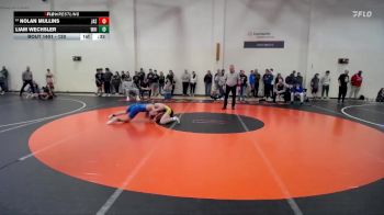 120 lbs Cons. Round 4 - Nolan Mullins, Jasper vs Liam Wechsler, Whiteland