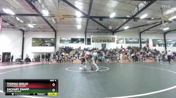 174 lbs Champ. Round 2 - Thomas Seglio, Huntingdon College vs Zachary Knapp, Albion College