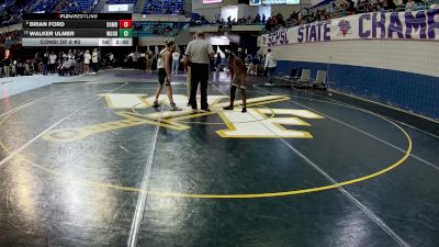 106 lbs Consi Of 8 #2 - Brian Ford, Bamberg-Ehrhardt vs Walker Ulmer, Woodland