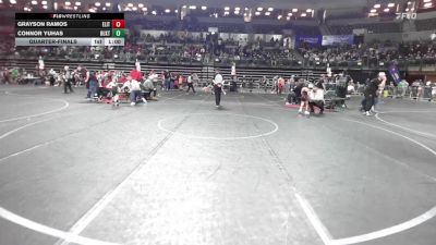 45 lbs Quarterfinal - Grayson Ramos, Elite NJ vs Connor Yuhas, Buxton (NJ)