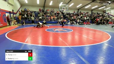 165 lbs Rr Rnd 1 - Cailey Turay, Sand Springs JH (SS) vs Jadi Asberry, Owasso Girls HS