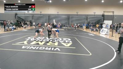 152 lbs Champ. Round 1 - Ella Quarles, Appomattox County vs Elena Carter, Courtland