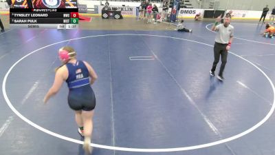 16U Girls - 170 lbs Semis - Tynsley Leonard, Maize Wrestling Club vs Sarah Pulk, Minnesota Storm