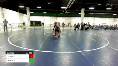 120 lbs Round Of 128 - Justin Jones, VA vs Zach Morse, MT