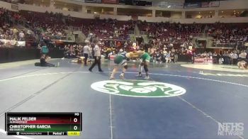 5A 215 lbs Quarterfinal - Christopher Garcia, Rio Rancho vs Malik Felder, Albuquerque