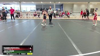 56 lbs Round 2 (6 Team) - Aidyn Crabb, Riverheads vs Tucker McDougall, Wolfpack WC