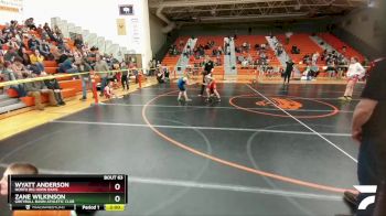 70 lbs Round 4 - Wyatt Anderson, North Big Horn Rams vs Zane Wilkinson, Greybull Basin Athletic Club