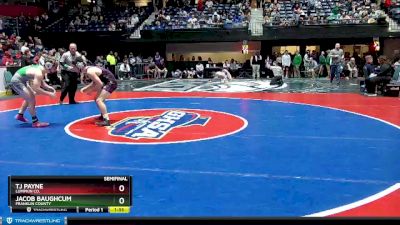 3A-144 lbs Semifinal - TJ Payne, Lumpkin Co. vs JACOB BAUGHCUM, Franklin County