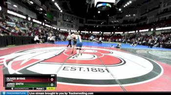 285 lbs 11th Place Match - Jared Smith, Meridian vs Oliver Byrns, Capital