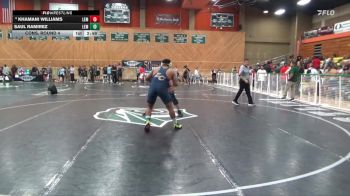 157 lbs Cons. Round 4 - Saul Ramirez, Lemoore College vs Khamani Williams, Lemoore College