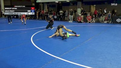 82 lbs Cons. Rd Of 16 - Brinley Leyba vs Arlo Pratt, Bloomington South Wrestling Club