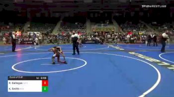 49 lbs Consolation - Reynaldo Gallegos, NM Gold vs Kyan Smith, Maize