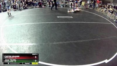 90 lbs Round 2 (4 Team) - John Teufel, Kansas Mamba vs Carter Kramer, North Dakota 1