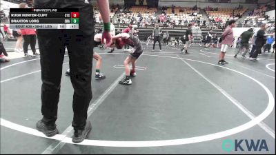 58-61 lbs Semifinal - Rugr Hunter-Clift, Comanche Takedown Club vs Braxton Lorg, Shelton Wrestling Academy