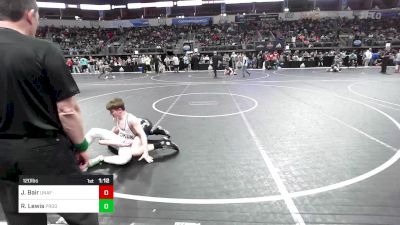 120 lbs Quarterfinal - Jackson Bair, Unaffiliated vs Rosco Lewis, Prodigy Elite Wrestling