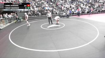 6A 157 lbs Cons. Round 2 - Oakley Hegstrom, Copper Hills vs Daniel Schraedel, Davis