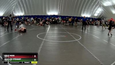 80 lbs Round 7 (8 Team) - Braylen Stewart, Lake WC vs Kruz Moss, OMP