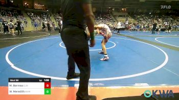 80 lbs Quarterfinal - Matthew Bermea, Clinton Youth Wrestling vs Will Meredith, Berryhill Wrestling Club