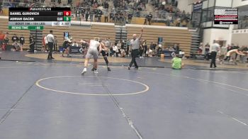 184 lbs Round Of 16 - Daniel Gurovich, Pittsburgh - UNATT vs Adrian Gacek, Clarion