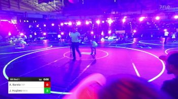 90 lbs Rr Rnd 1 - Andy Barela, Top Rank Hammers vs Jaxon Hughes, Backyard Brawlers