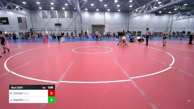 95 lbs Final - Derek Danbe, Rednose vs Jake Appello, Yale Street