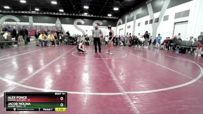 95 lbs Placement Matches (8 Team) - Alex Ponce, Indiana Outlaws vs Jacob Molina, Junior Terps