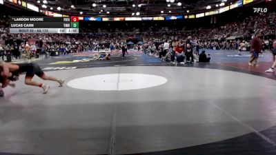6A 175 lbs Champ. Round 1 - Lucas Carr, Timberline vs Landon Moore, Post Falls