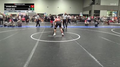 125 lbs Cons. Round 1 - Ryken Miles, Fort Scott vs Grant Eck, Brawlers