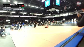 138 lbs Cons. Round 5 - Maxwell Hendricks, Mt. Si vs Jarek Dobbie, Eisenhower