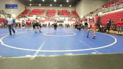 132 lbs Semifinal - Conner Chancellor, Team Tulsa Wrestling Club vs Carsten Cagle, Harrah Little League Wrestling