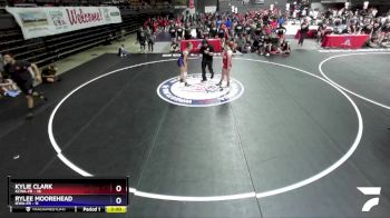 155 lbs Round 2 (16 Team) - Kylie Clark, KCWA-FR vs Rylee Moorehead, IEWA-FR