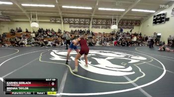 120 lbs Cons. Round 2 - Karmen Gerlach, Red Mountain vs Brenna Taylor, Pima