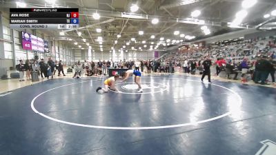 U20 Women - 55 lbs Cons. Round 3 - Ava Rose, NJ vs Mariah Smith, TX